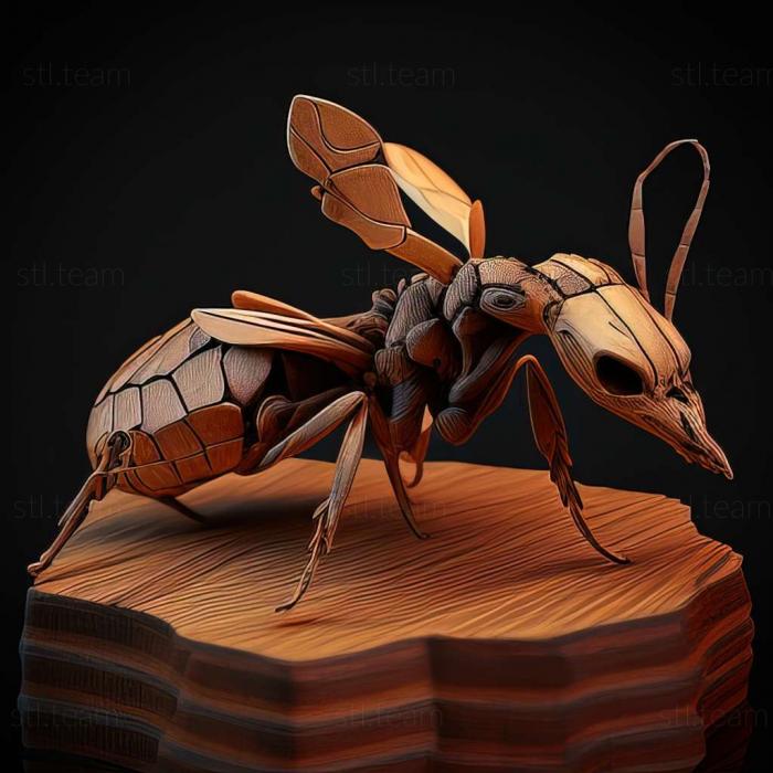 3D model Camponotus sericeus (STL)